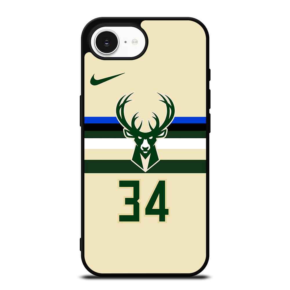 MILWAUKEE BUCKS JERSEY iPhone 16e Case Cover