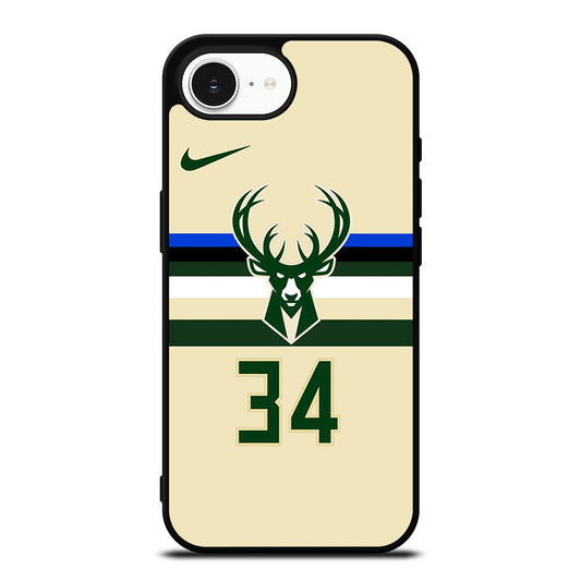 MILWAUKEE BUCKS JERSEY iPhone 16e Case Cover