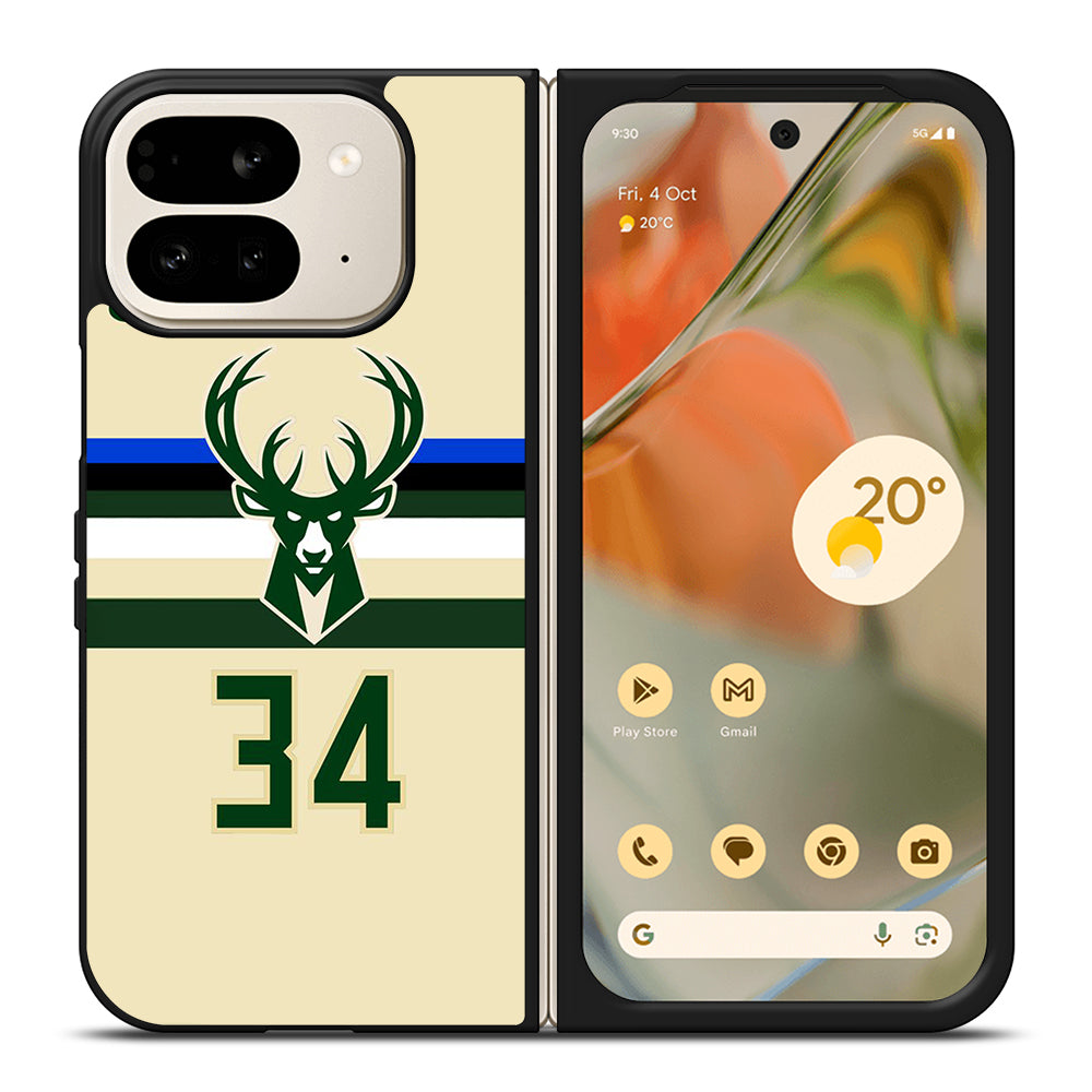 MILWAUKEE BUCKS JERSEY Google Pixel 9 Pro Fold Case Cover