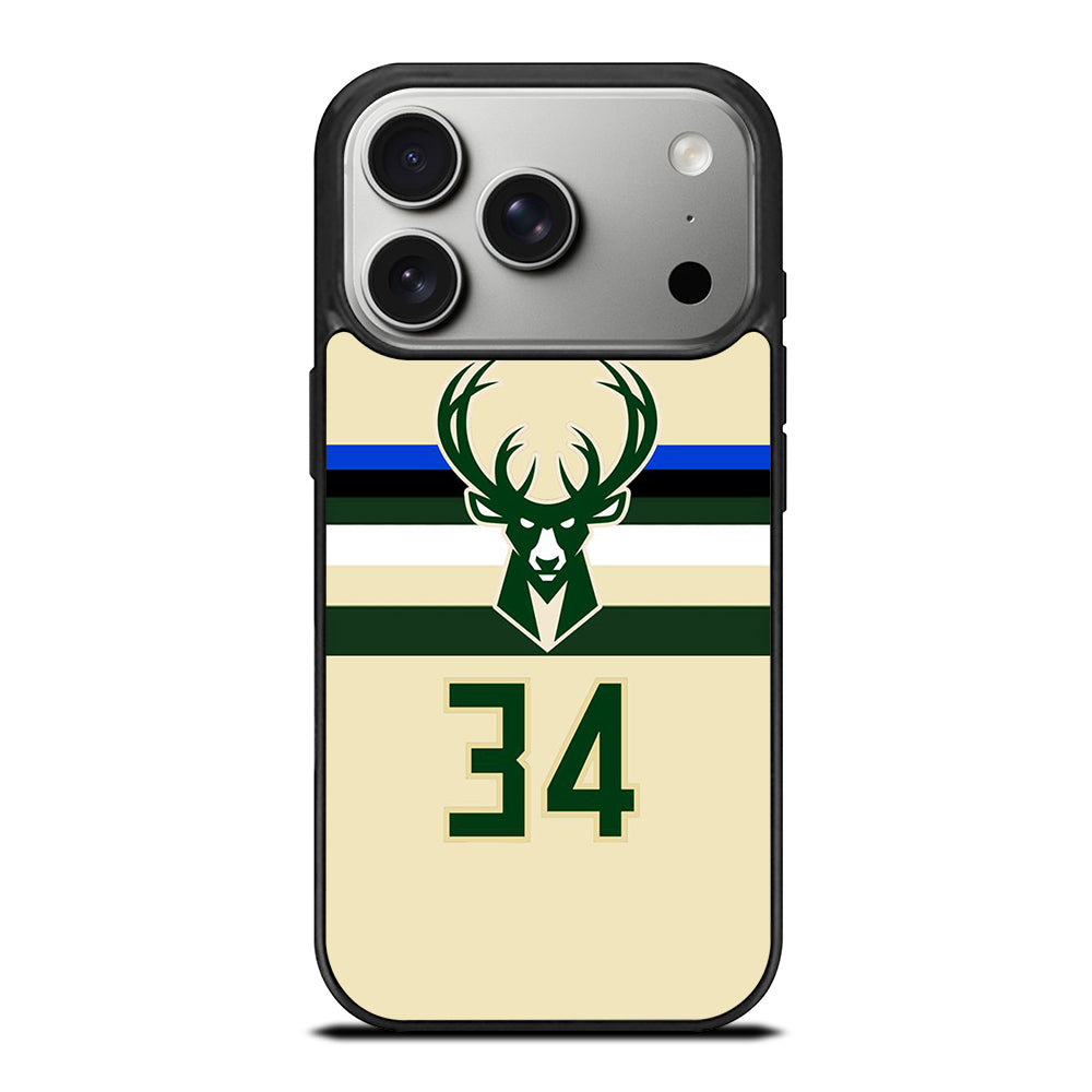 MILWAUKEE BUCKS JERSEY iPhone 17 Pro Case Cover