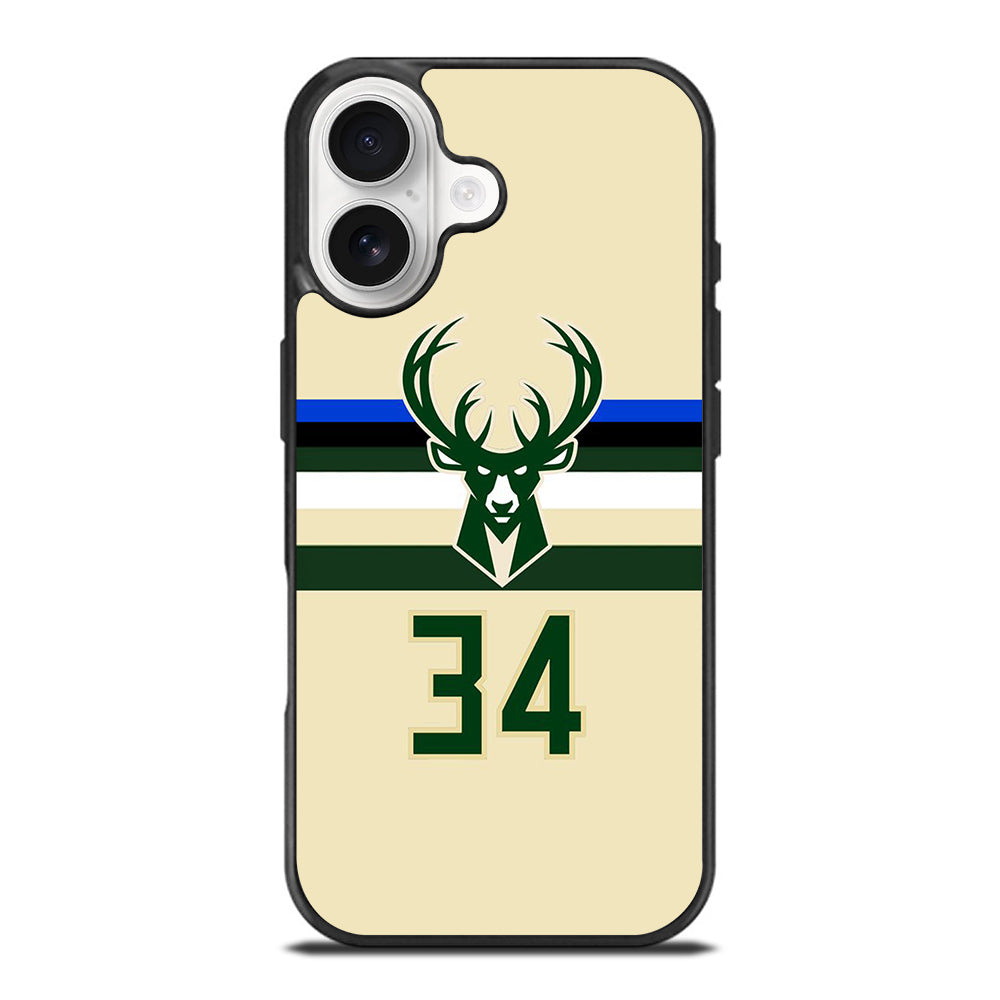 MILWAUKEE BUCKS JERSEY iPhone 17 Case Cover