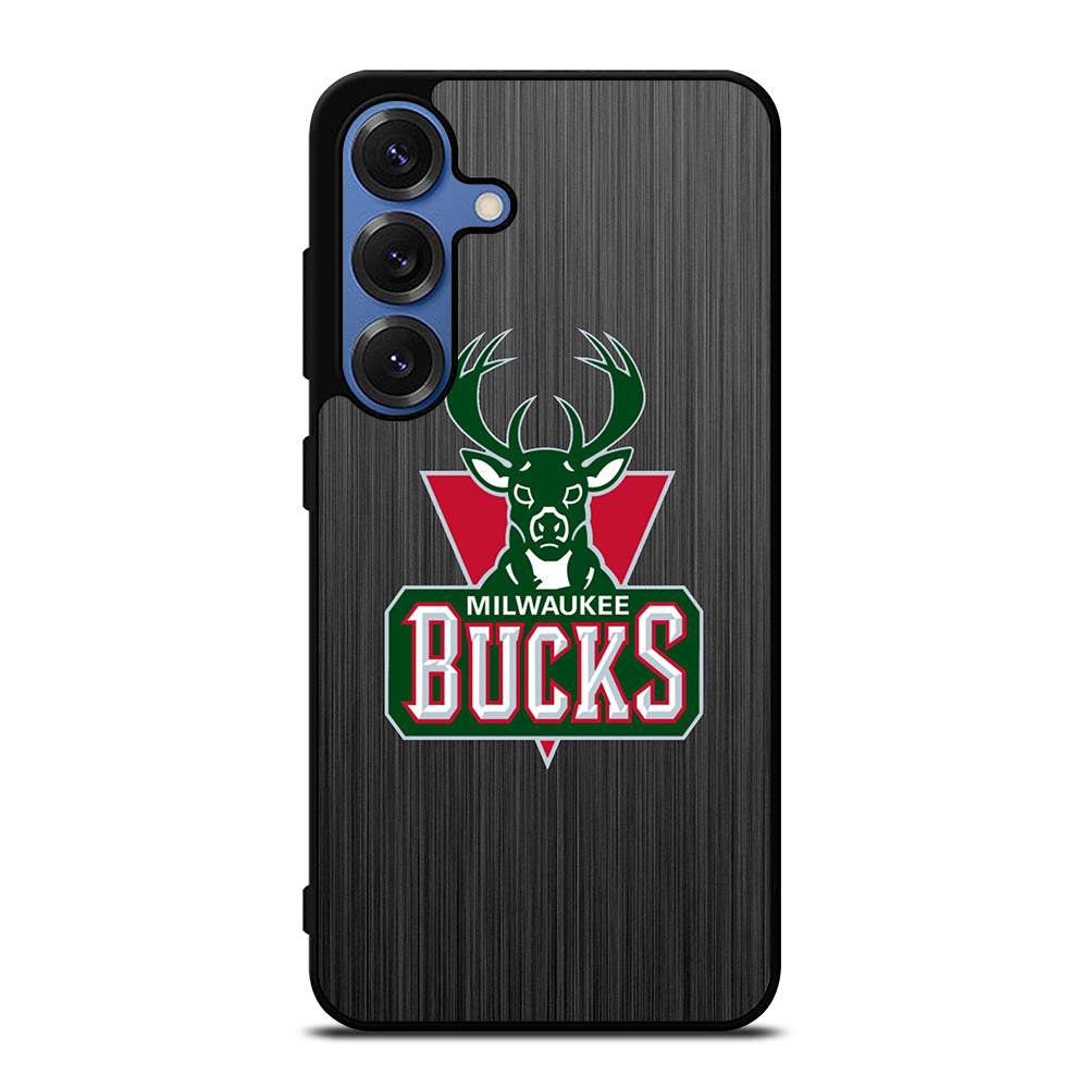 MILWAUKEE BUCKS METAL LOGO Samsung Galaxy S25 Case Cover