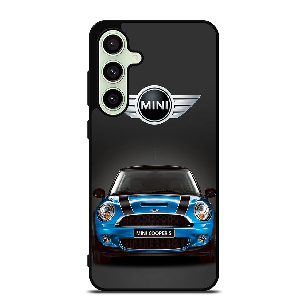 MINI COOPER BLUE CAR Samsung Galaxy S24 FE Case Cover