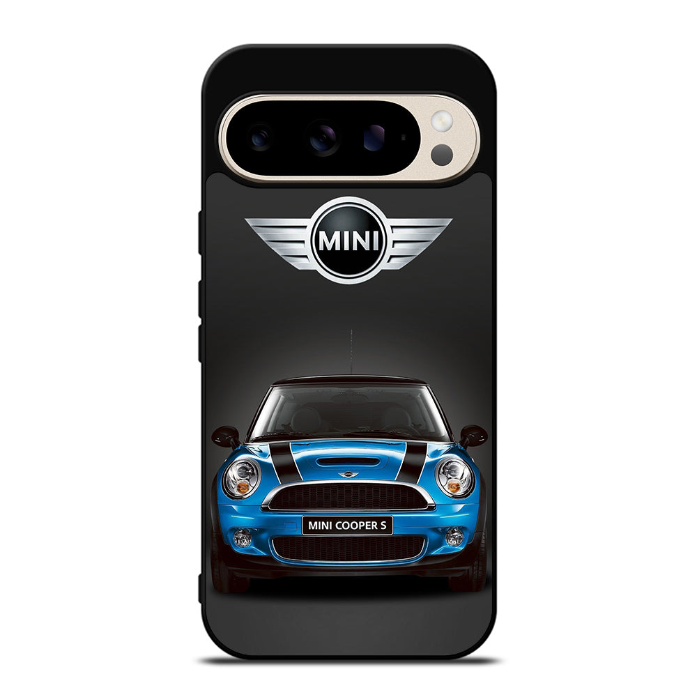 MINI COOPER BLUE CAR Google Pixel 9 Pro Case Cover