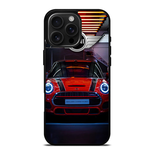 MINI COOPER CAR RED iPhone 16 Pro Max Case Cover