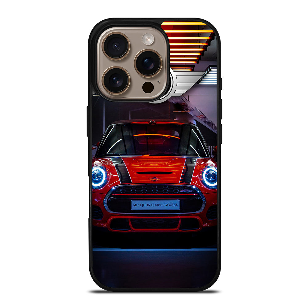 MINI COOPER CAR RED iPhone 16 Pro Case Cover