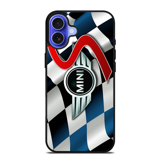 MINI COOPER FLAG iPhone 16 Case Cover