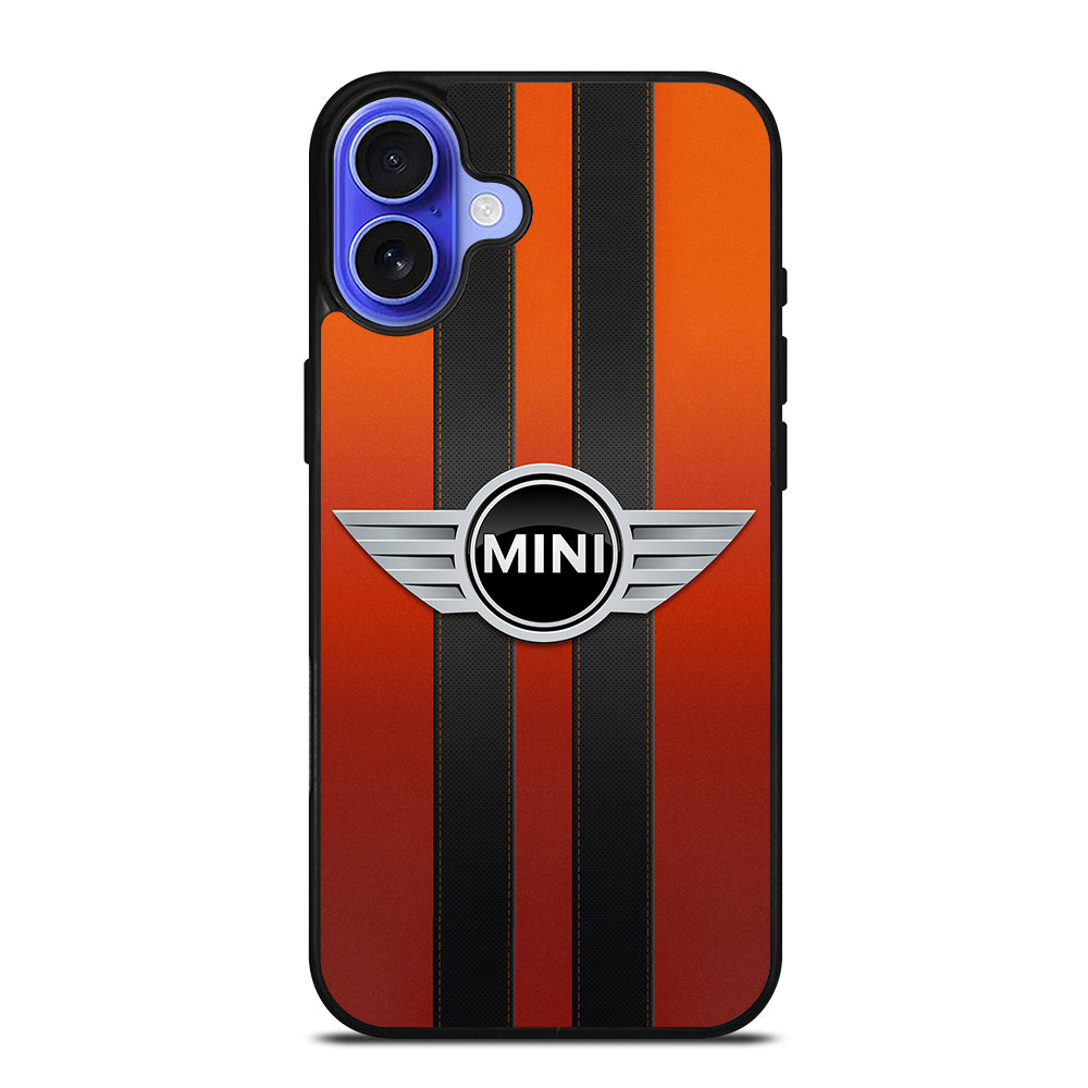 MINI COOPER STRIPE LOGO iPhone 16 Case Cover