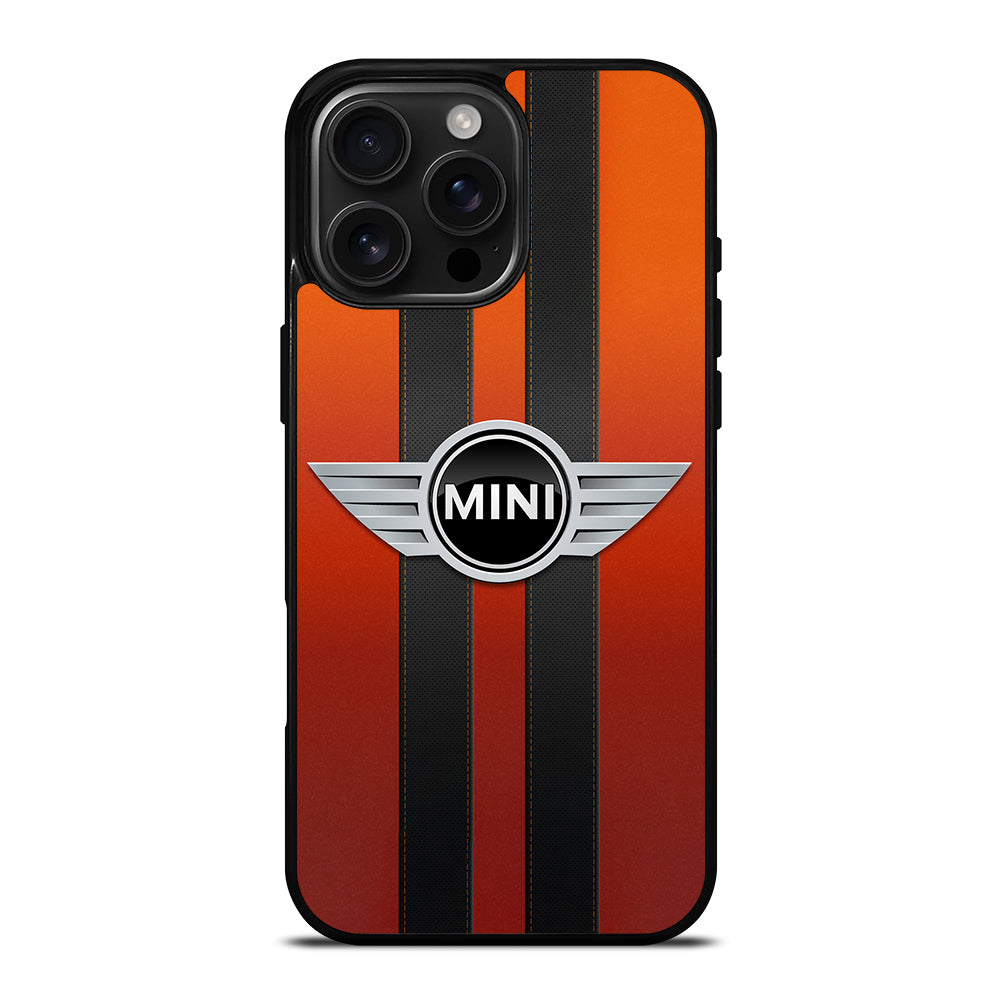 MINI COOPER STRIPE LOGO iPhone 16 Pro Max Case Cover