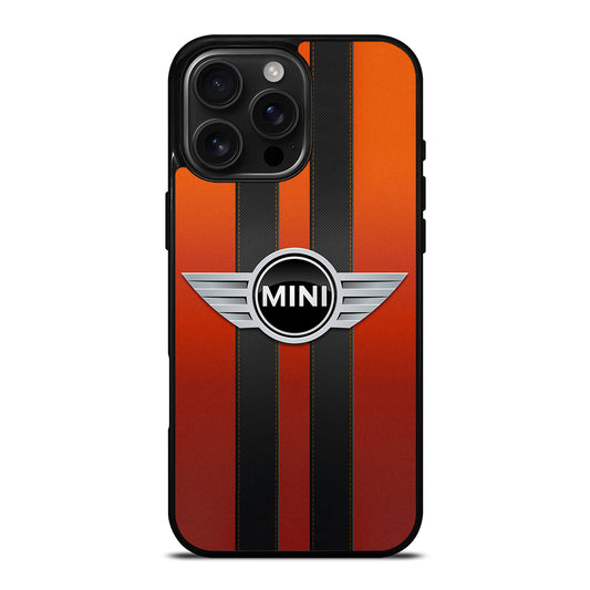 MINI COOPER STRIPE LOGO iPhone 16 Pro Max Case Cover