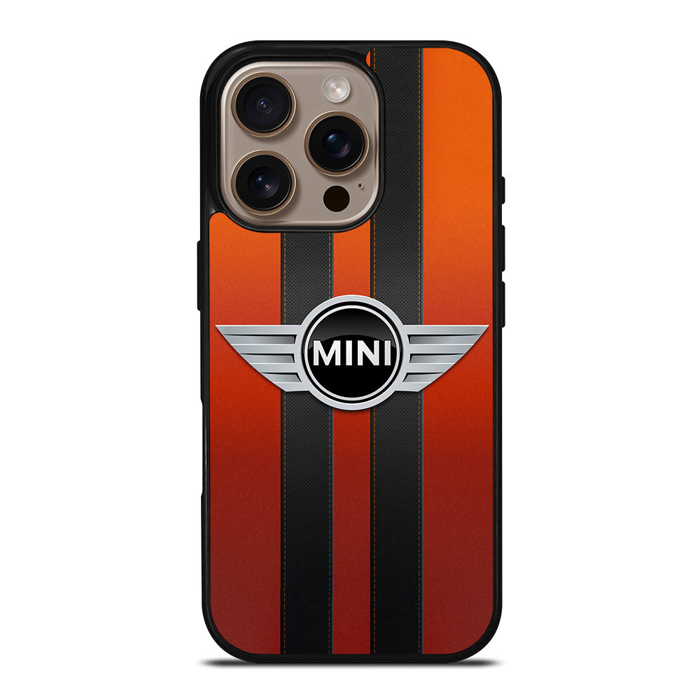 MINI COOPER STRIPE LOGO iPhone 16 Pro Case Cover