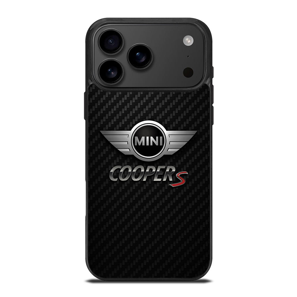 MINI COOPER S CARBON LOGO iPhone 17 Pro Max Case Cover