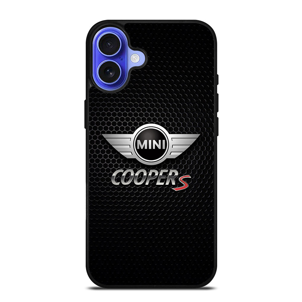 MINI COOPER S METAL LOGO iPhone 16 Case Cover