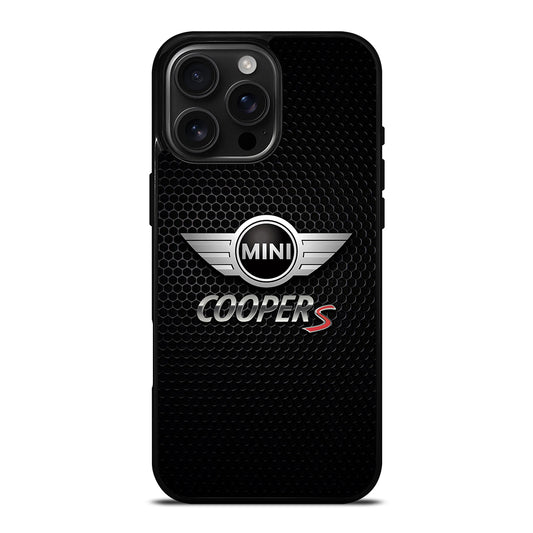 MINI COOPER S METAL LOGO iPhone 16 Pro Max Case Cover