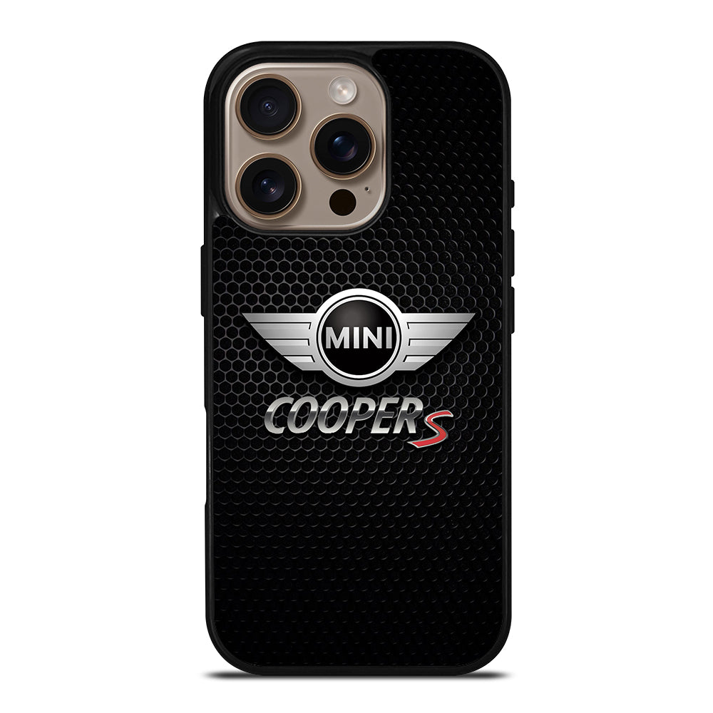 MINI COOPER S METAL LOGO iPhone 16 Pro Case Cover