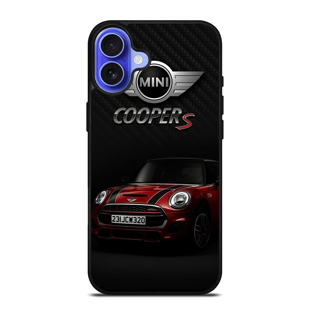 MINI COOPER S RED CAR iPhone 16 Case Cover