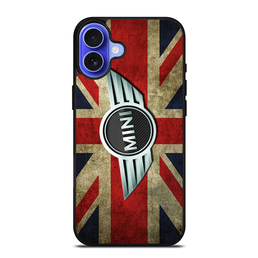 MINI COOPER UNION JACK iPhone 16 Case Cover