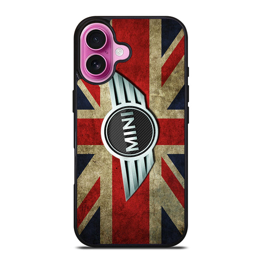 MINI COOPER UNION JACK iPhone 16 Plus Case Cover