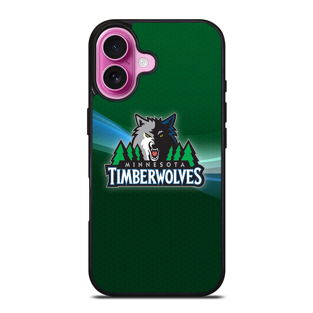 MINNESOTA TIMBERWOLVES BASKETBALL 1 iPhone 16 Plus Case Cover