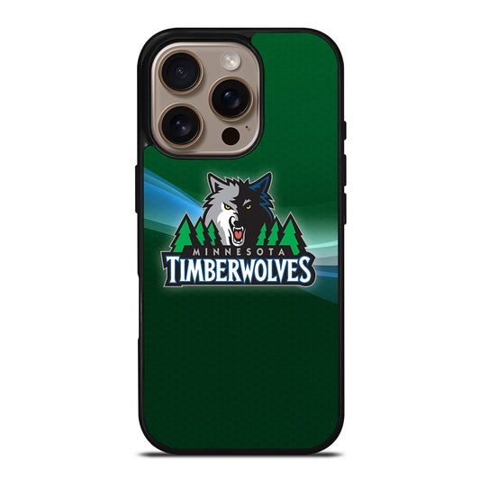 MINNESOTA TIMBERWOLVES BASKETBALL 1 iPhone 16 Pro Case Cover