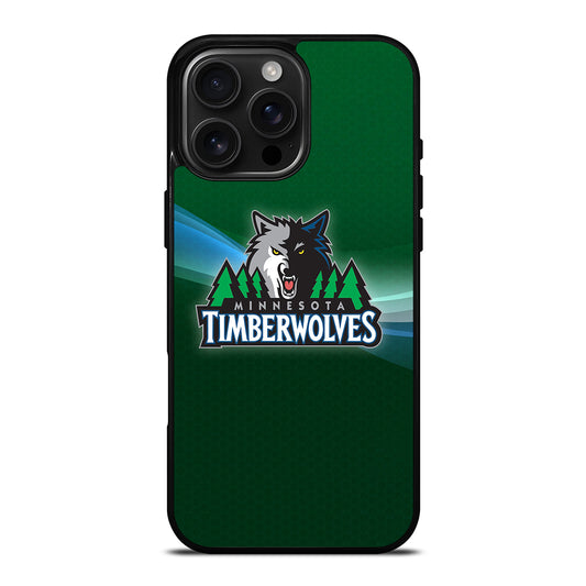 MINNESOTA TIMBERWOLVES BASKETBALL 1 iPhone 16 Pro Max Case Cover