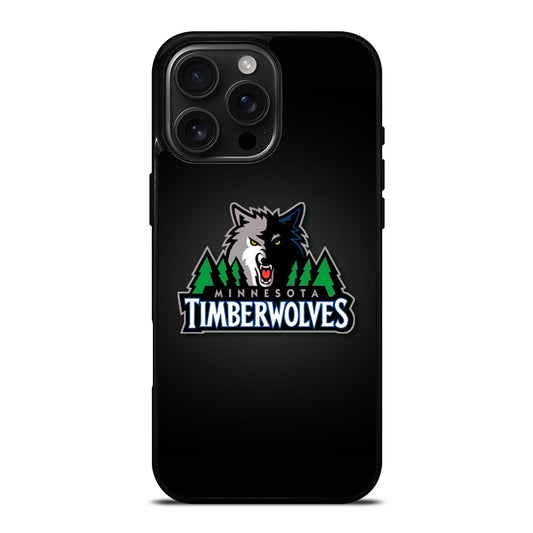 MINNESOTA TIMBERWOLVES BASKETBALL 2 iPhone 16 Pro Max Case Cover