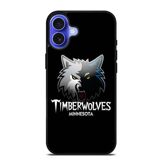 MINNESOTA TIMBERWOLVES NBA ICON iPhone 16 Case Cover