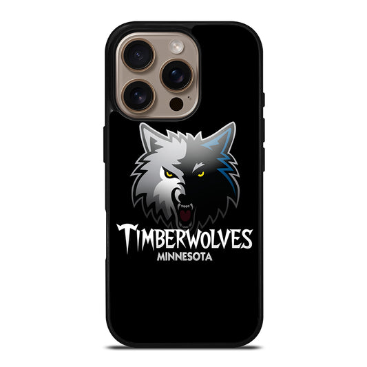 MINNESOTA TIMBERWOLVES NBA ICON iPhone 16 Pro Case Cover