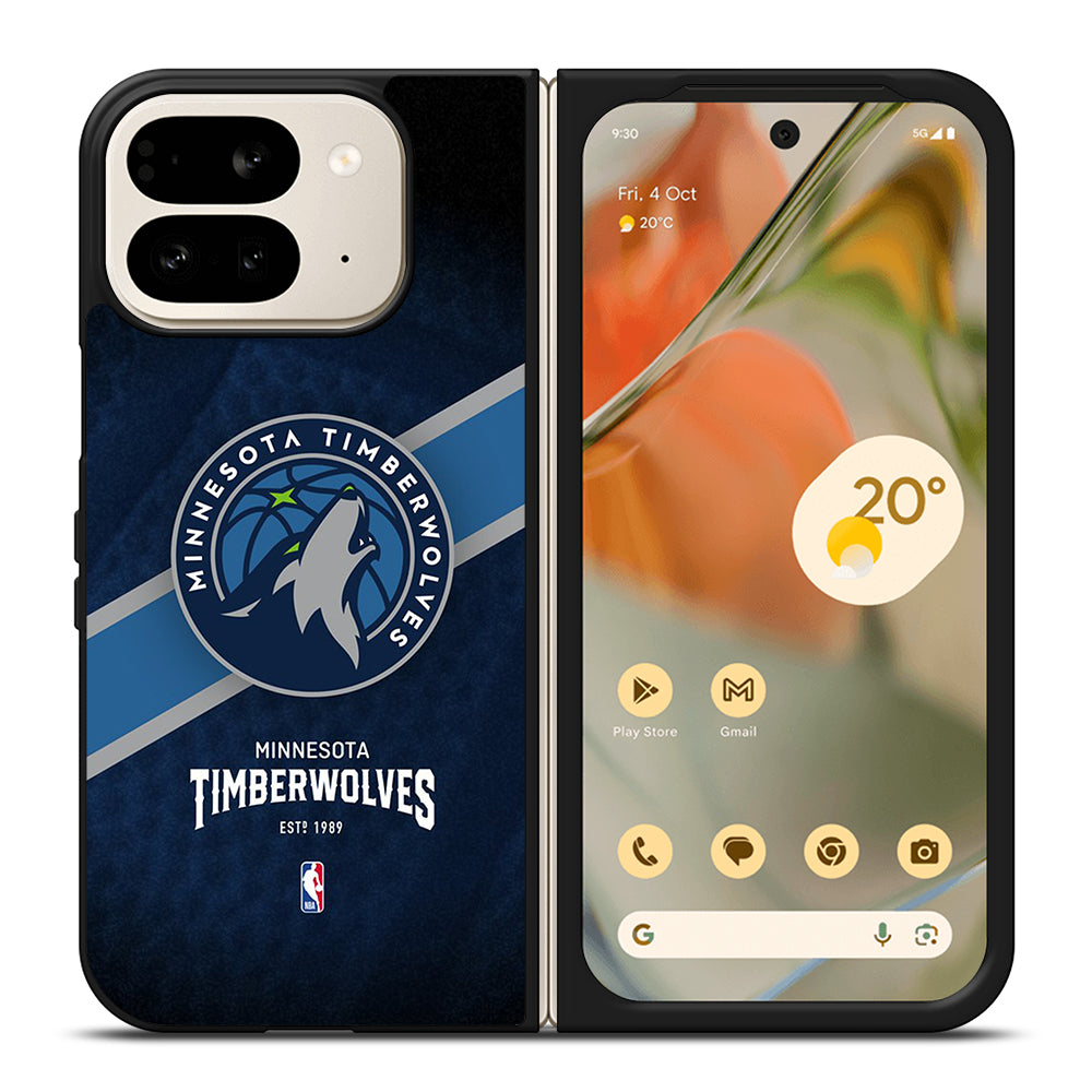 MINNESOTA TIMBERWOLVES NBA LOGO Google Pixel 9 Pro Fold Case Cover