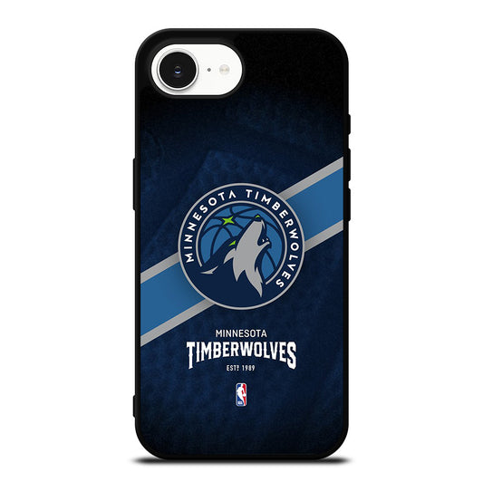 MINNESOTA TIMBERWOLVES NBA LOGO iPhone 16e Case Cover