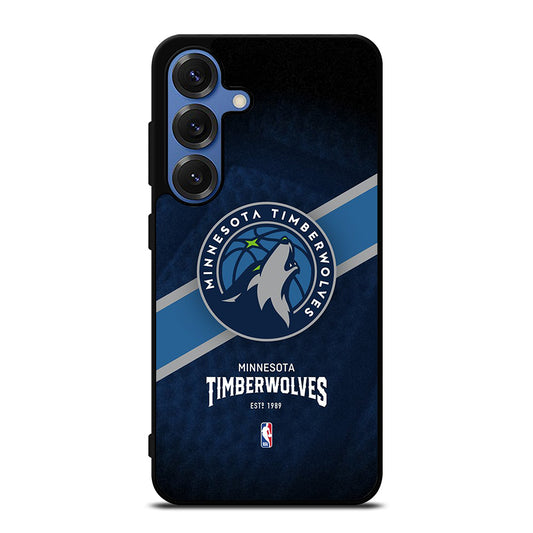 MINNESOTA TIMBERWOLVES NBA LOGO Samsung Galaxy S25 Case Cover