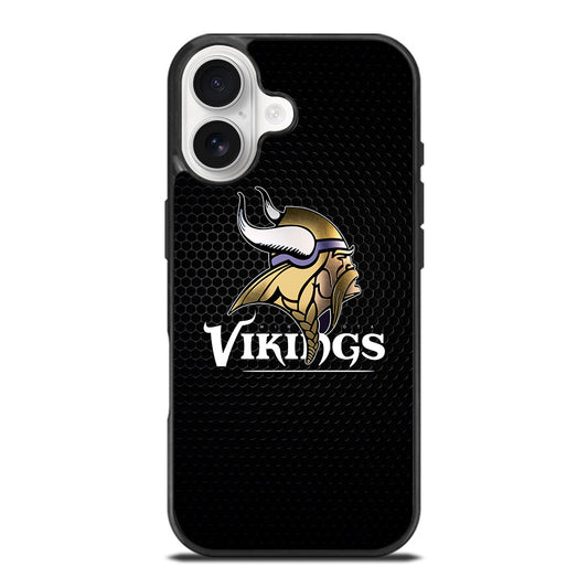 MINNESOTA VIKINGS METAL LOGO iPhone 17 Case Cover