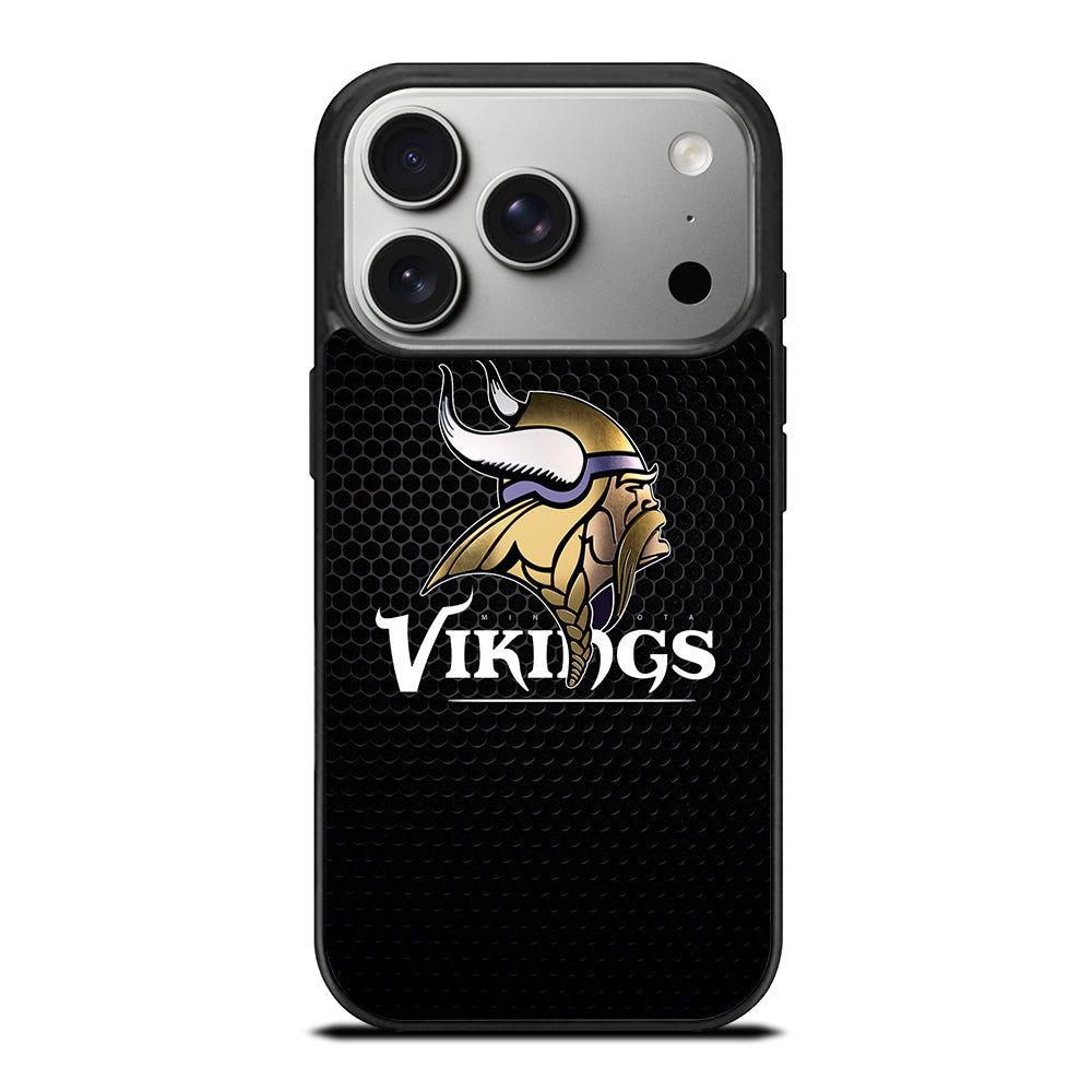 MINNESOTA VIKINGS METAL LOGO iPhone 17 Pro Case Cover