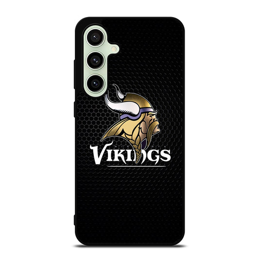 MINNESOTA VIKINGS METAL LOGO Samsung Galaxy S24 FE Case Cover