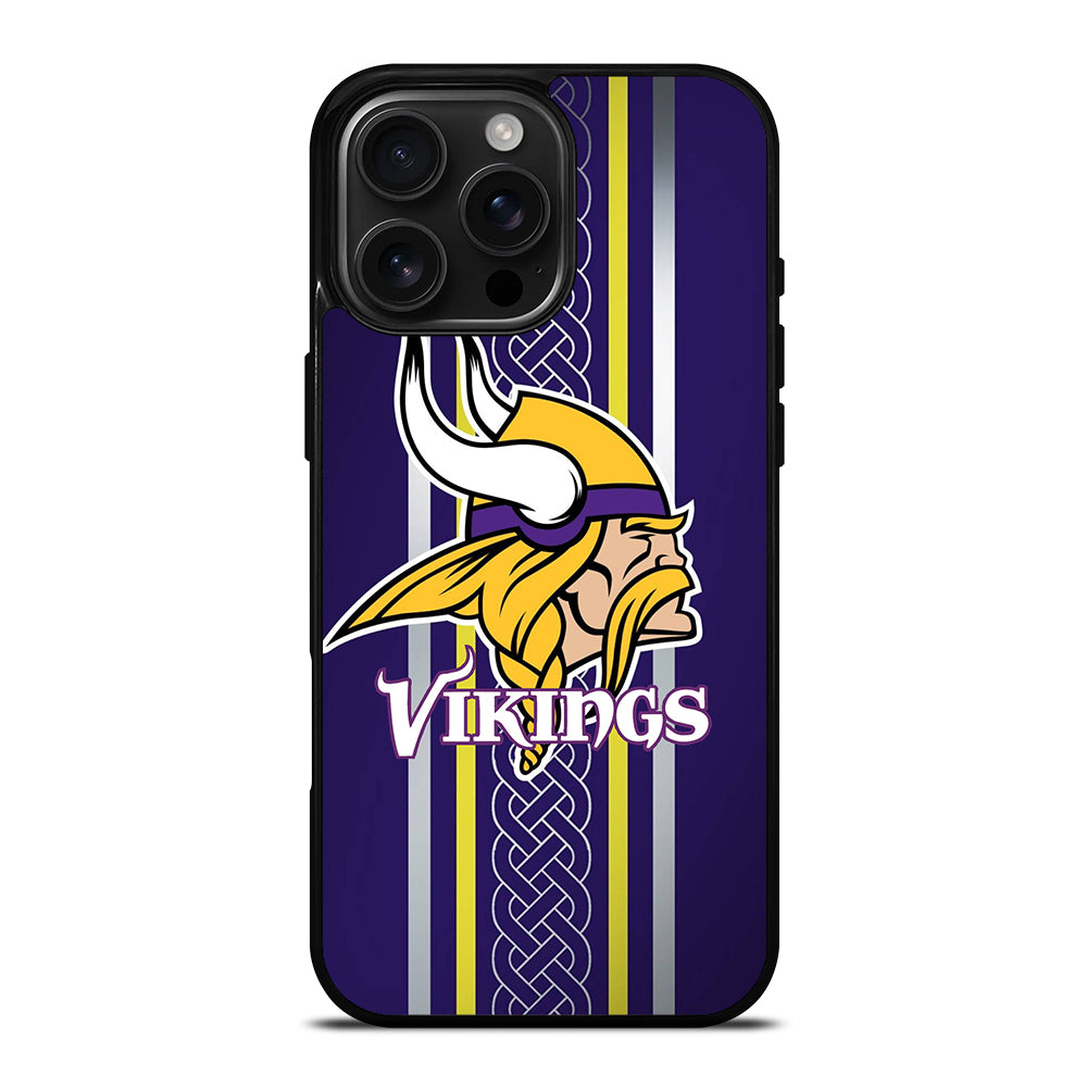 MINNESOTA VIKINGS NFL LOGO iPhone 16 Pro Max Case Cover