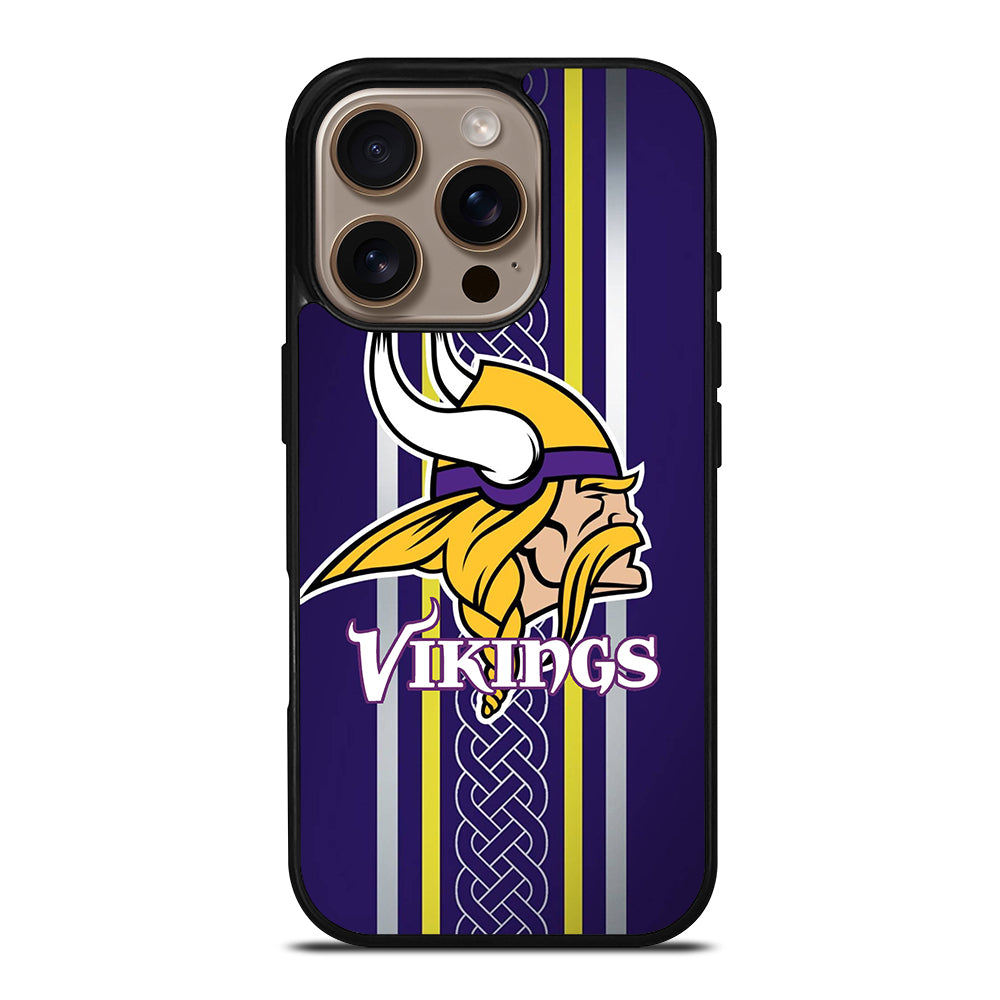 MINNESOTA VIKINGS NFL LOGO iPhone 16 Pro Case Cover