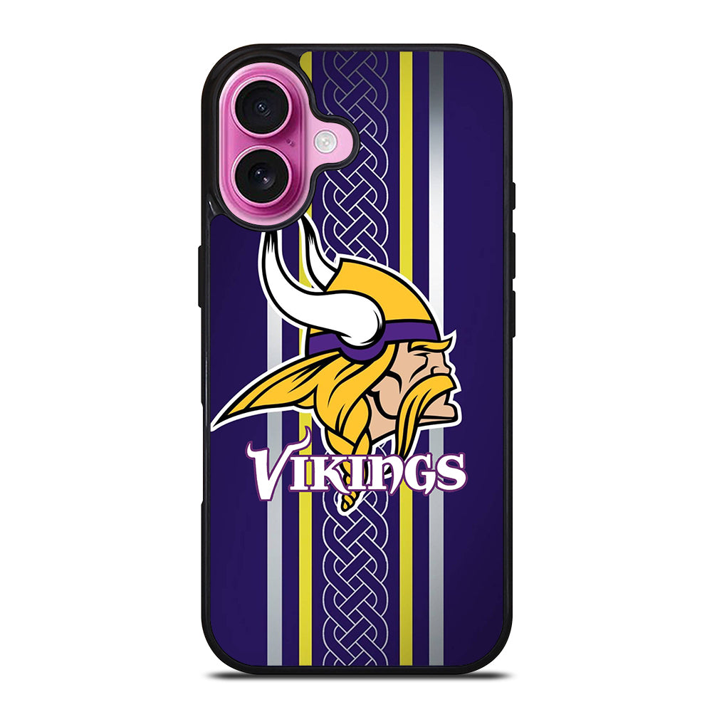 MINNESOTA VIKINGS NFL LOGO iPhone 16 Plus Case Cover