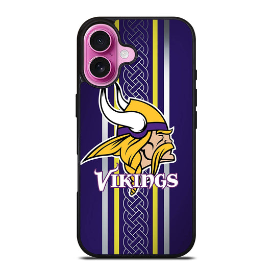 MINNESOTA VIKINGS NFL LOGO iPhone 16 Plus Case Cover