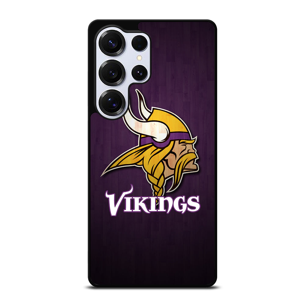 MINNESOTA VIKINGS WOODEN LOGO Samsung Galaxy S26 Ultra Case Cover