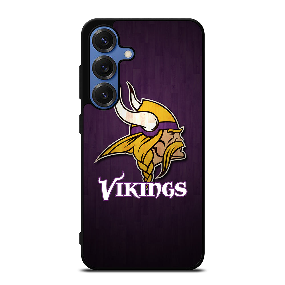 MINNESOTA VIKINGS WOODEN LOGO Samsung Galaxy S26 Case Cover