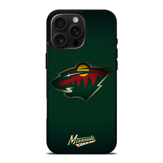 MINNESOTA WILD NHL LOGO 3 iPhone 16 Pro Max Case Cover