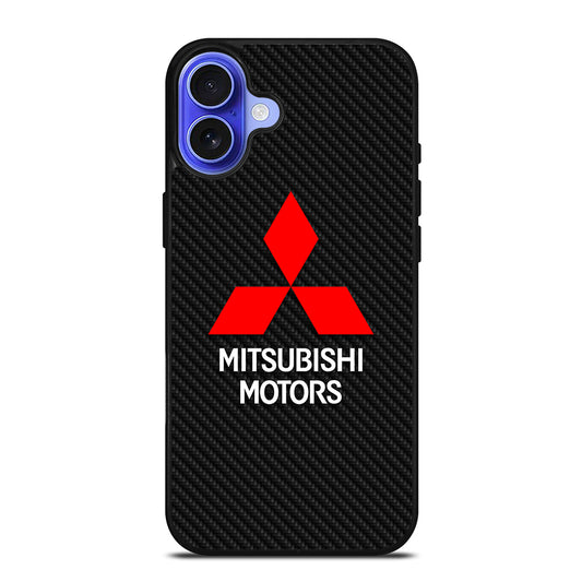 MITSUBISHI MOTORS CARBON LOGO iPhone 16 Case Cover