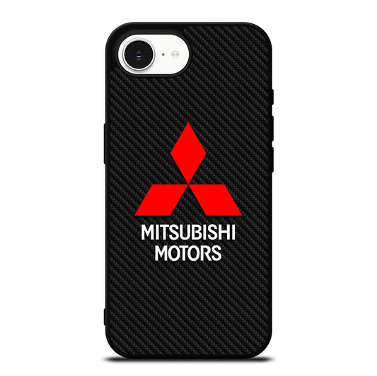 MITSUBISHI MOTORS CARBON LOGO iPhone 16e Case Cover