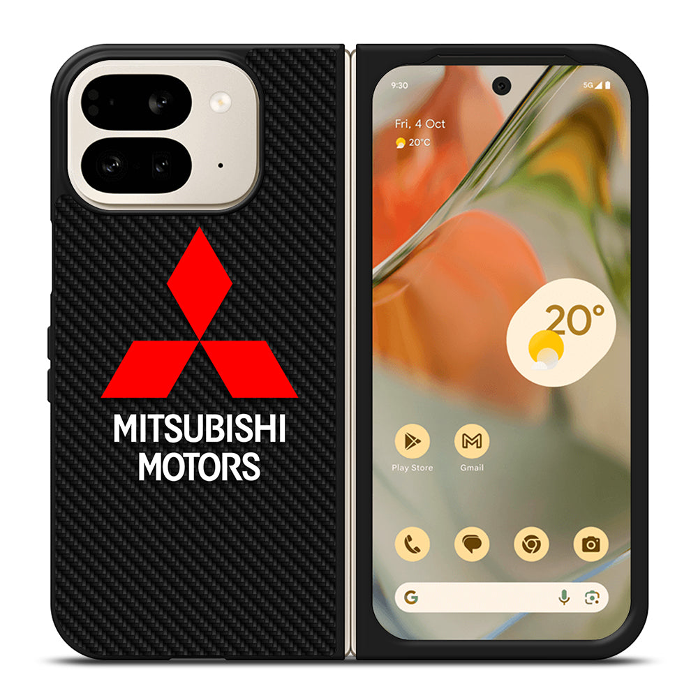 MITSUBISHI MOTORS CARBON LOGO Google Pixel 9 Pro Fold Case Cover