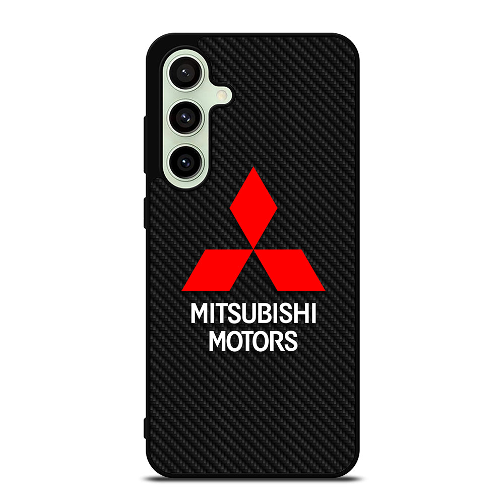 MITSUBISHI MOTORS CARBON LOGO Samsung Galaxy S24 FE Case Cover