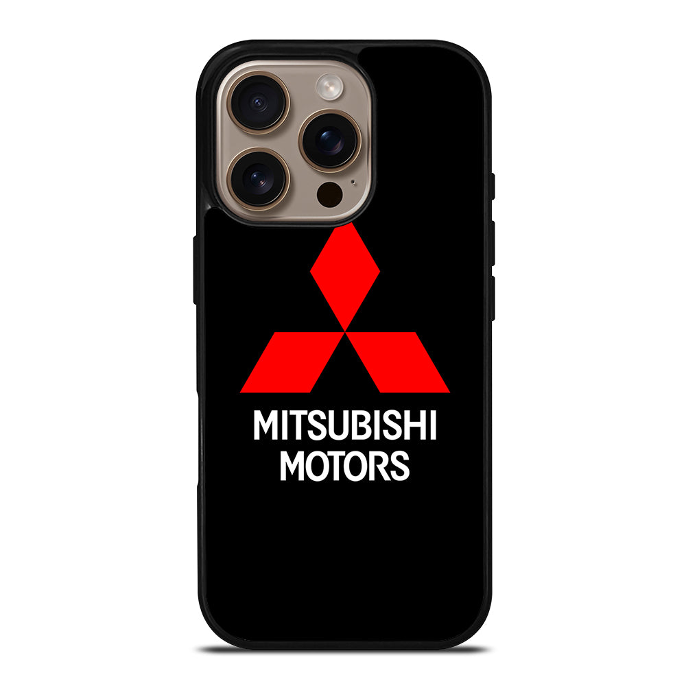 MITSUBISHI MOTORS LOGO BLACK iPhone 16 Pro Case Cover