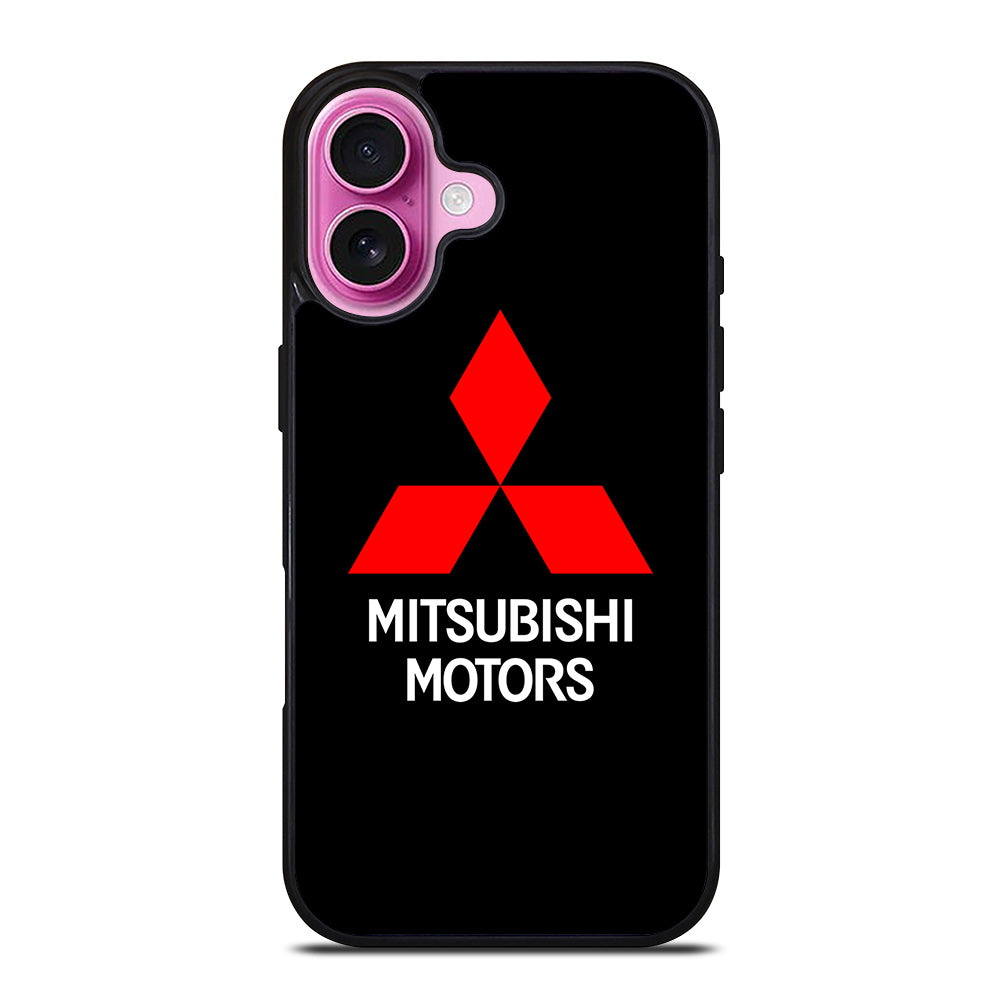 MITSUBISHI MOTORS LOGO BLACK iPhone 16 Plus Case Cover
