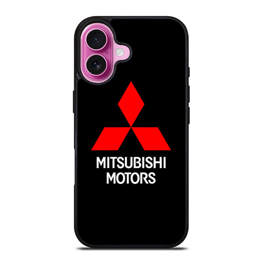 MITSUBISHI MOTORS LOGO BLACK iPhone 16 Plus Case Cover