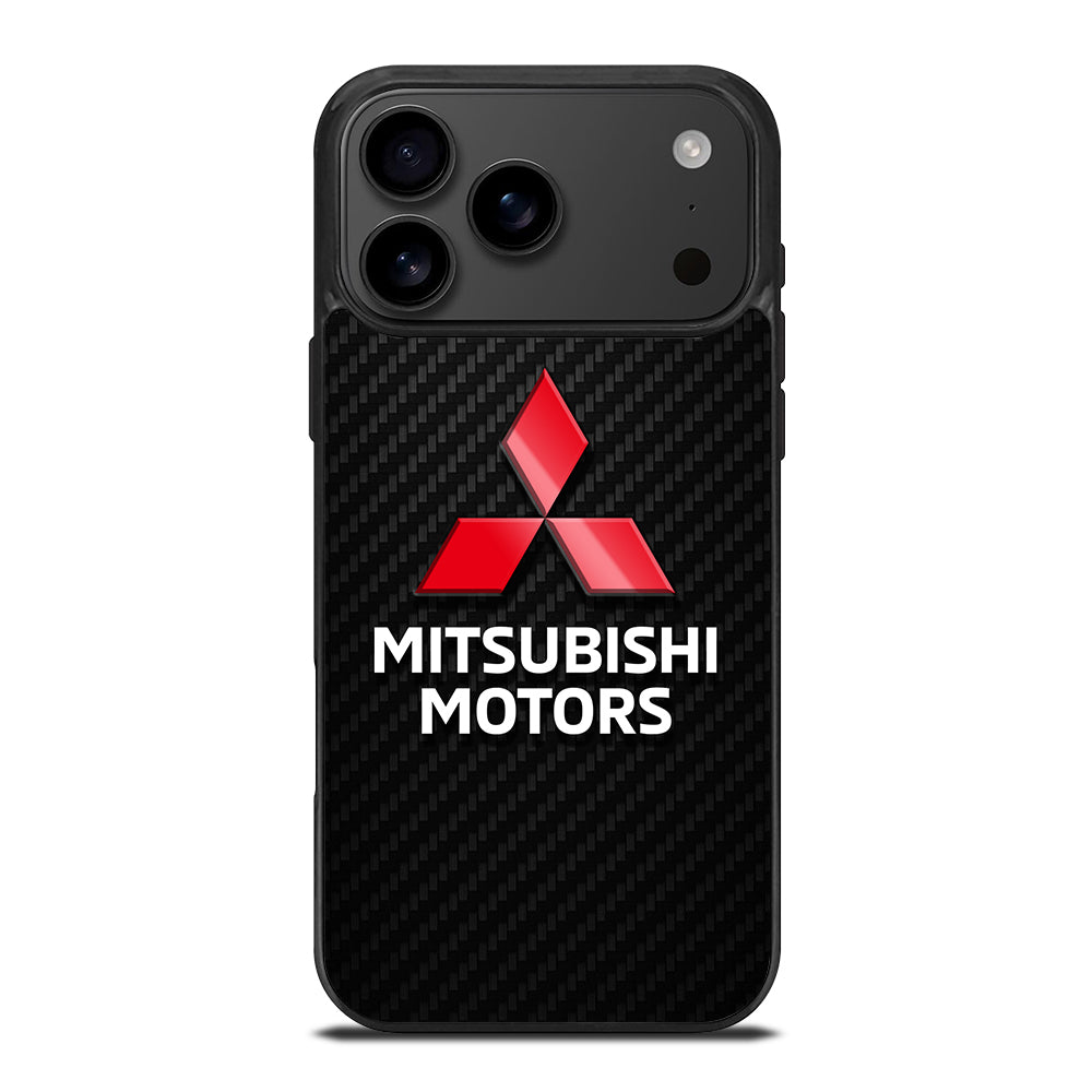 MITSUBISHI MOTORS LOGO CARBON iPhone 17 Pro Max Case Cover