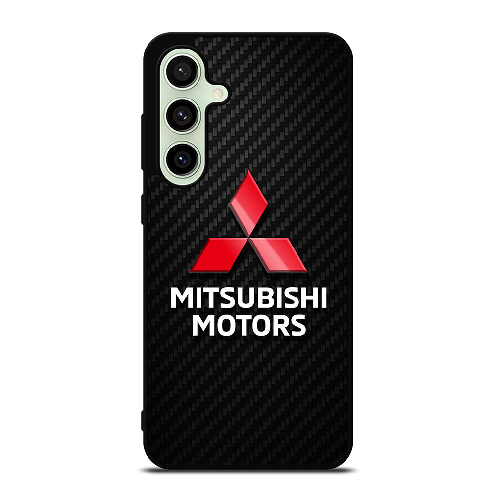 MITSUBISHI MOTORS LOGO CARBON Samsung Galaxy S24 FE Case Cover